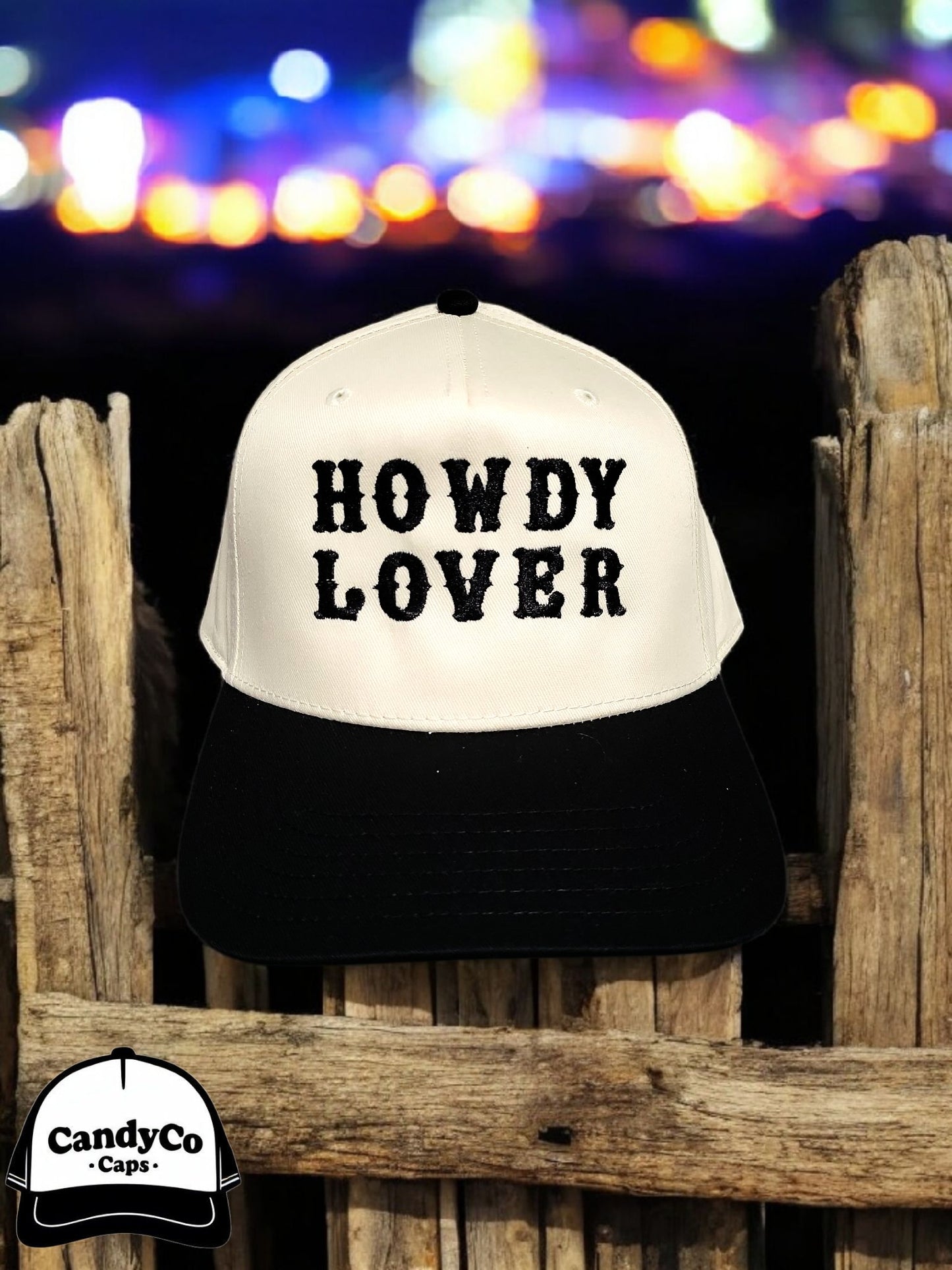Howdy Lover embroidered trucker 5 panel Hat fathers day gift