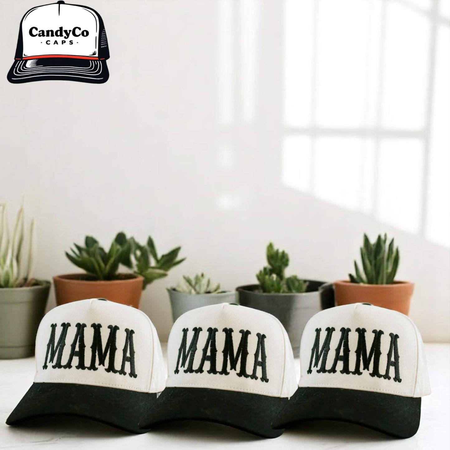 MAMA embroidered trucker 5 panel Hat fathers day gift