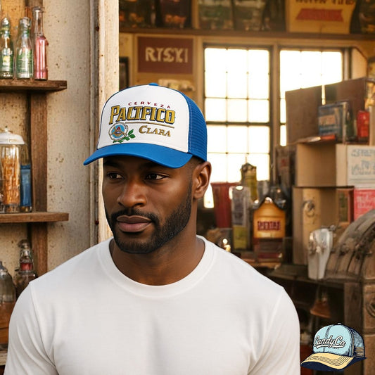 Pacifico logo Vintage Retro Trucker Hat cap throwback Father