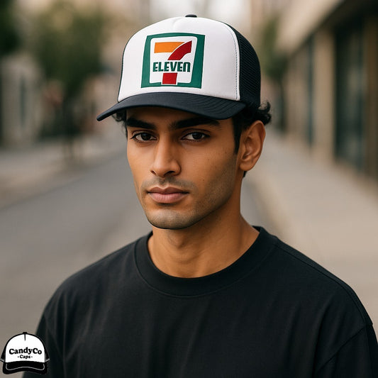7up logo Vintage Retro Trucker Hat cap throwback Father